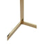 Hamilton Interiors Living Oria Warm Metallic Finish End Table House of Isabella UK