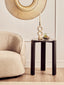 Hamilton Interiors Living Palermo Black Marble Top Round Side Table House of Isabella UK