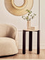 Hamilton Interiors Living Palermo Cream Marble Top Round Side Table House of Isabella UK