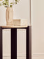 Hamilton Interiors Living Palermo Cream Marble Top Round Side Table House of Isabella UK