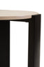 Hamilton Interiors Living Palermo Cream Marble Top Round Side Table House of Isabella UK