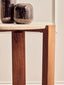 Hamilton Interiors Living Palermo Travertine Top Round Side Table House of Isabella UK