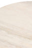 Hamilton Interiors Living Palermo Travertine Top Round Side Table House of Isabella UK