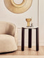 Hamilton Interiors Living Palermo White Marble Top Round Side Table House of Isabella UK