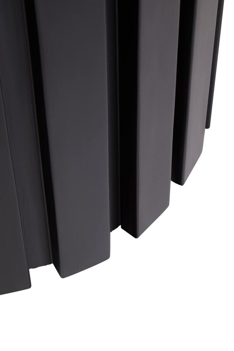 Hamilton Interiors Living Perdoba Black Mango Wood and Cream Linen Stool House of Isabella UK