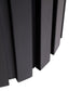 Hamilton Interiors Living Perdoba Black Mango Wood and Cream Linen Stool House of Isabella UK