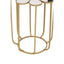 Hamilton Interiors Living Rabia Petal Side Table With Mirrored Top House of Isabella UK