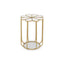 Hamilton Interiors Living Rabia Petal Side Table With Mirrored Top House of Isabella UK
