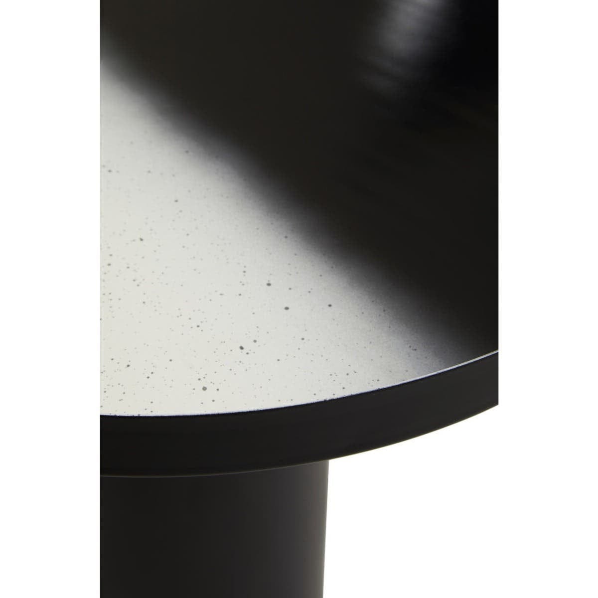 Hamilton Interiors Living Ramus Black And White Ombre Side Table House of Isabella UK