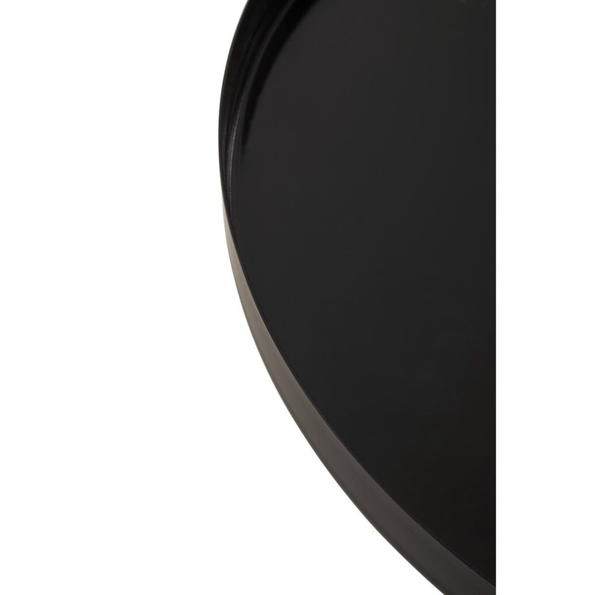 Hamilton Interiors Living Ramus Black And White Ombre Side Table House of Isabella UK