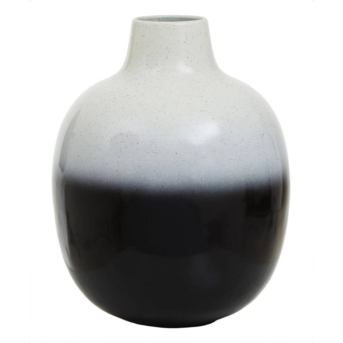 Hamilton Interiors Living Ramus Large Black And White Ombre Vase House of Isabella UK