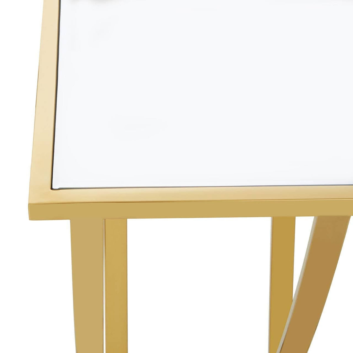Hamilton Interiors Living Reena Gold Console Table House of Isabella UK