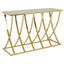 Hamilton Interiors Living Reena Gold Console Table House of Isabella UK