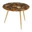 Hamilton Interiors Living Relic Low Side Table With Agate Stone Top House of Isabella UK