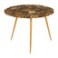 Hamilton Interiors Living Relic Low Side Table With Agate Stone Top House of Isabella UK
