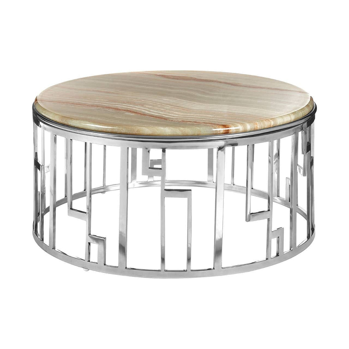 Hamilton Interiors Living Relic Onyx Stone Coffee Table House of Isabella UK