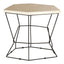 Hamilton Interiors Living Relic Onyx Stone Polygonal Side Table House of Isabella UK
