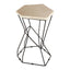 Hamilton Interiors Living Relic Onyx Stone Polygonal Side Table House of Isabella UK
