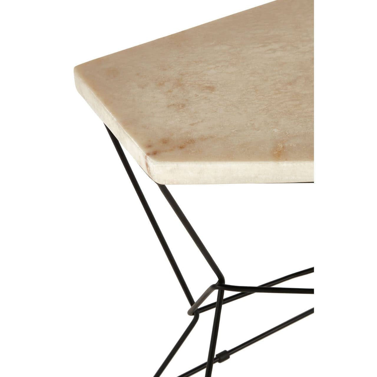 Hamilton Interiors Living Relic Onyx Stone Polygonal Side Table House of Isabella UK