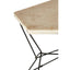 Hamilton Interiors Living Relic Onyx Stone Polygonal Side Table House of Isabella UK