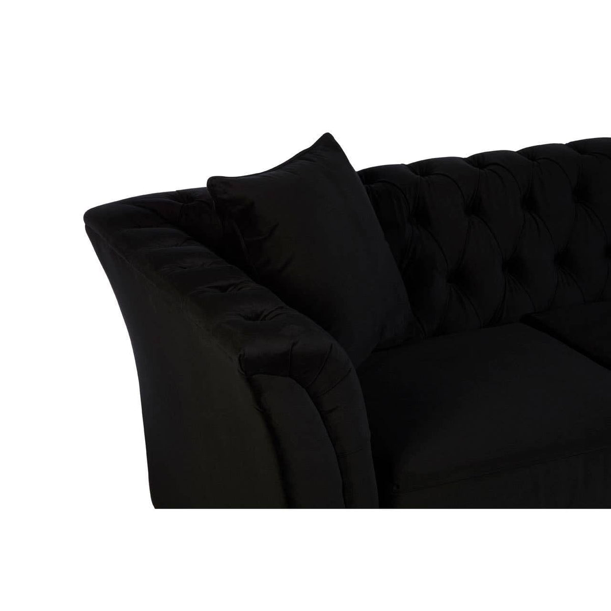 Hamilton Interiors Living Sabrina 2 Seat Onyx Sofa House of Isabella UK