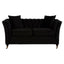 Hamilton Interiors Living Sabrina 2 Seat Onyx Sofa House of Isabella UK