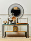Hamilton Interiors Living Salmo Black Marble Tapered Vase House of Isabella UK