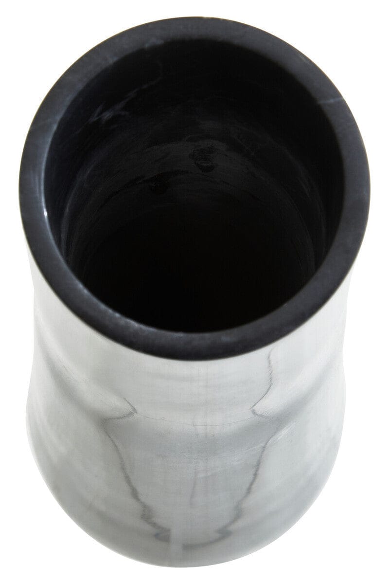 Hamilton Interiors Living Salmo Black Marble Tapered Vase House of Isabella UK