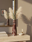 Hamilton Interiors Living Salmo Red Marble Tapered Vase House of Isabella UK