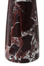 Hamilton Interiors Living Salmo Red Marble Tapered Vase House of Isabella UK