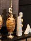 Hamilton Interiors Living Salmo White Marble Tapered Vase House of Isabella UK