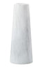 Hamilton Interiors Living Salmo White Marble Tapered Vase House of Isabella UK