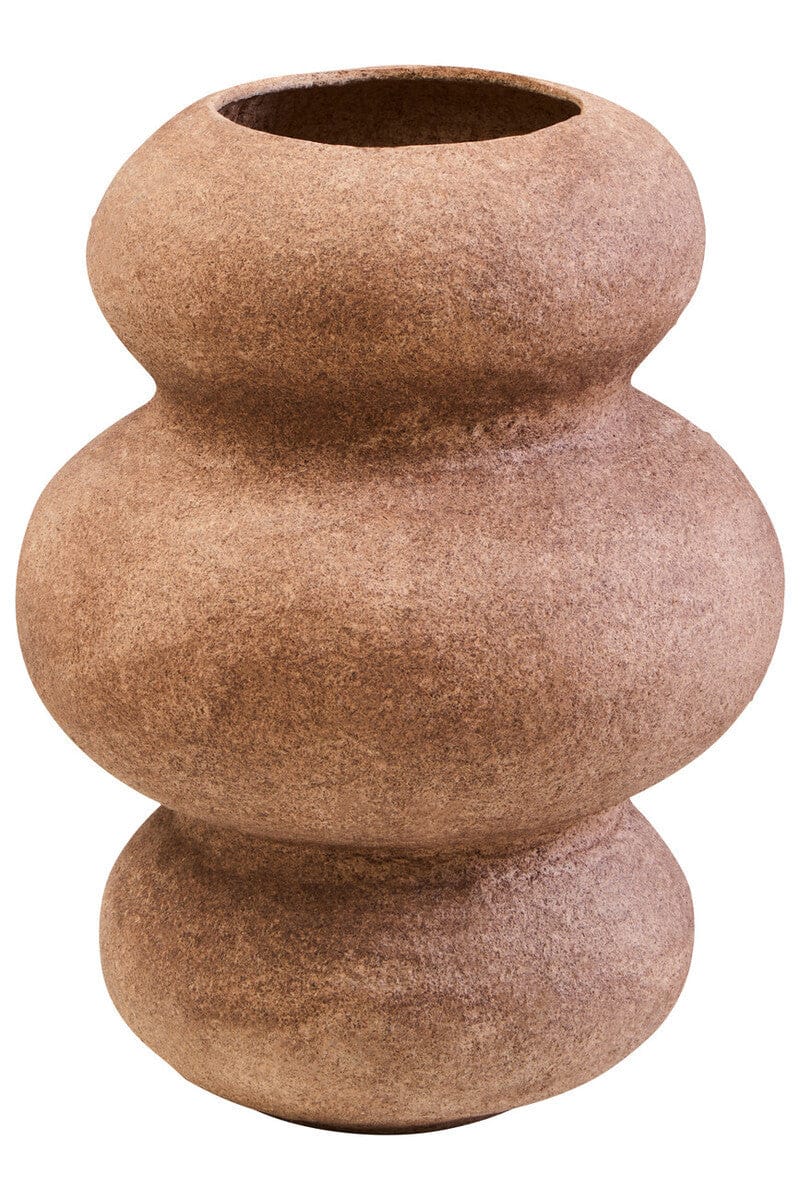 Hamilton Interiors Living Sanai Cotton Mache And Coco Shell Bubble Vase House of Isabella UK