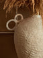 Hamilton Interiors Living Sanai Cotton Mache Large Vase With Decorative Handles House of Isabella UK