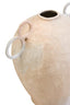 Hamilton Interiors Living Sanai Cotton Mache Large Vase With Decorative Handles House of Isabella UK