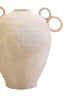 Hamilton Interiors Living Sanai Cotton Mache Large Vase With Decorative Handles House of Isabella UK