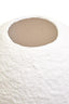 Hamilton Interiors Living Sanai Cotton Mache Large White Round Vase House of Isabella UK