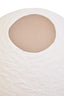 Hamilton Interiors Living Sanai Cotton Mache Small White Round Vase House of Isabella UK