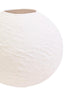 Hamilton Interiors Living Sanai Cotton Mache Small White Round Vase House of Isabella UK