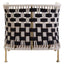 Hamilton Interiors Living Satna Black And White Jute Chair House of Isabella UK
