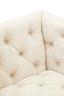 Hamilton Interiors Living Sefira 2 Seat Ivory Fabric Sofa House of Isabella UK