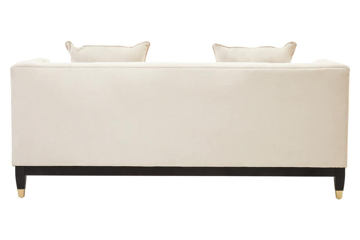 Hamilton Interiors Living Sefira 2 Seat Ivory Fabric Sofa House of Isabella UK