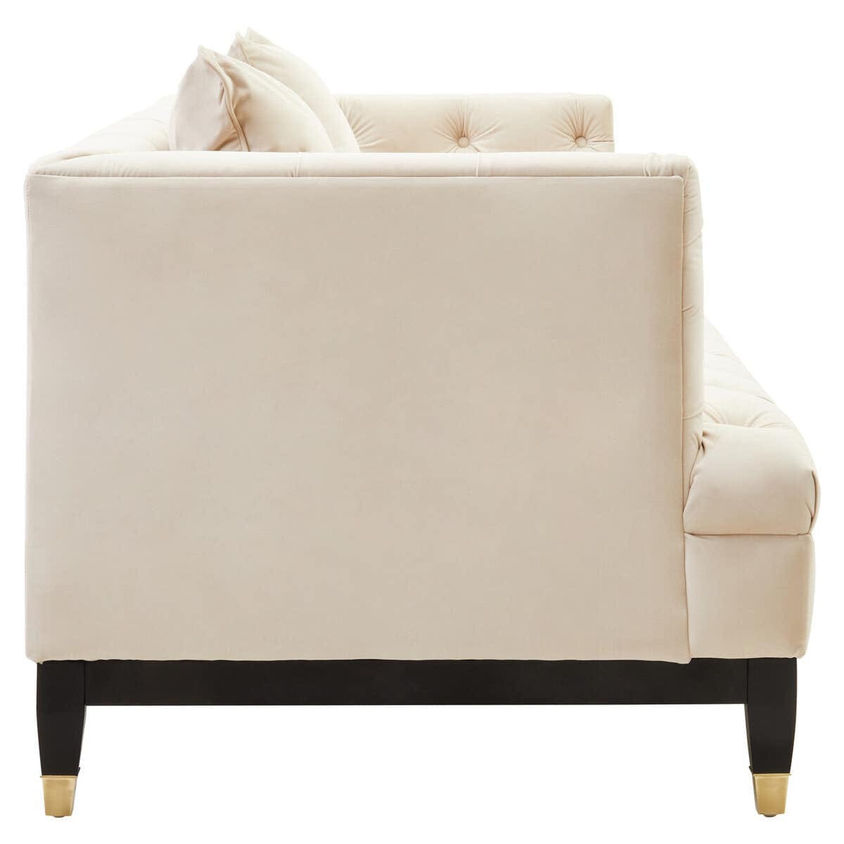 Hamilton Interiors Living Sefira 2 Seat Ivory Fabric Sofa House of Isabella UK