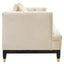Hamilton Interiors Living Sefira 2 Seat Ivory Fabric Sofa House of Isabella UK