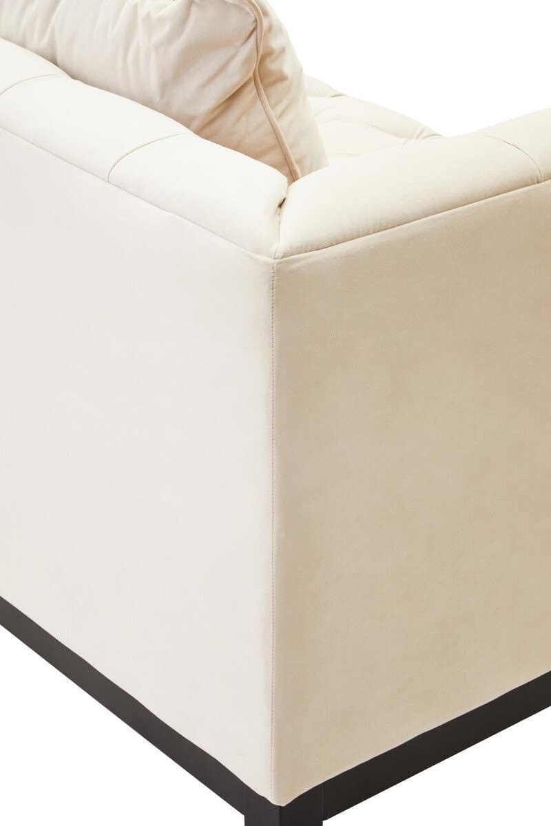 Hamilton Interiors Living Sefira 2 Seat Ivory Fabric Sofa House of Isabella UK