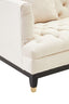 Hamilton Interiors Living Sefira 2 Seat Ivory Fabric Sofa House of Isabella UK