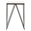 Hamilton Interiors Living Shalimar Side Table With Matte Black Legs House of Isabella UK