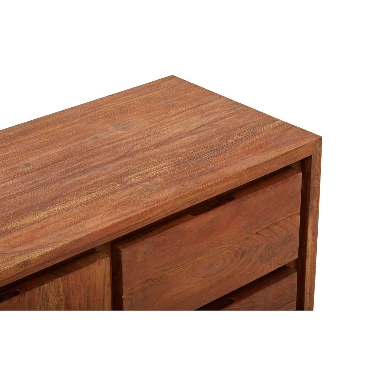 Hamilton Interiors Living Simla Acacia Wood 1 Door and 3 Drawers Sideboard House of Isabella UK