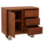 Hamilton Interiors Living Simla Acacia Wood 1 Door and 3 Drawers Sideboard House of Isabella UK