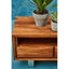 Hamilton Interiors Living Simla Acacia Wood Media Unit House of Isabella UK